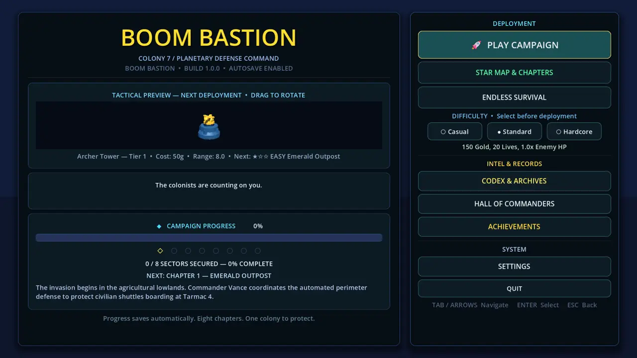 Boom Bastion — screenshot