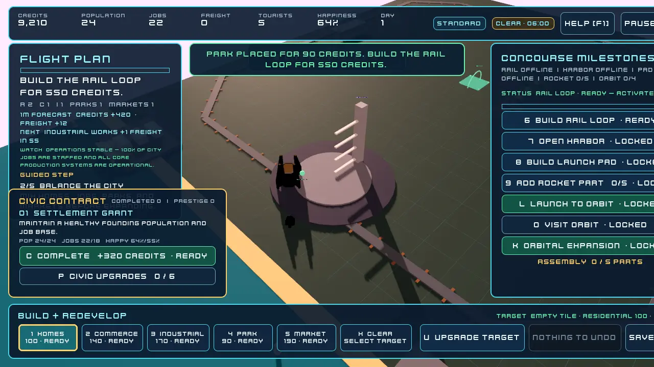 Celestial Concourse — screenshot