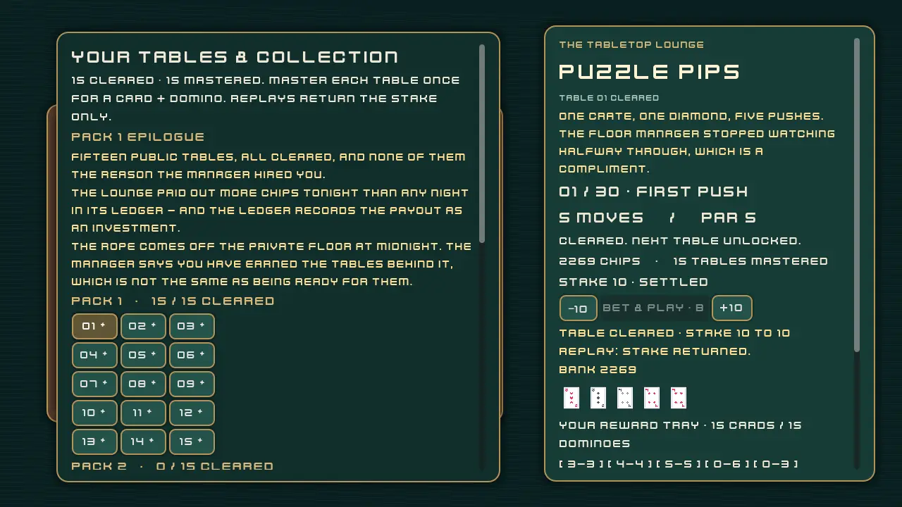 Puzzle Pips — screenshot